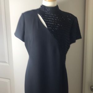 Black cocktail dress